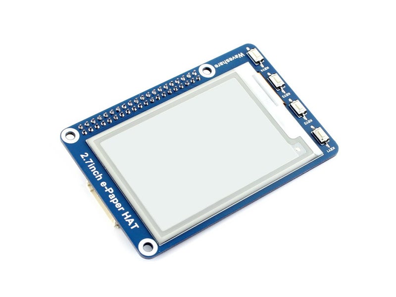 Waveshare شاشة e-Paper بحجم 2.7 إنش بدقة 264x176 مع واجهة SPI ووحدة تحكم مدمجة لجهاز Raspberry Pi 2B 3B 3B+ 4B Zero Zero W/Arduino/STM32/Jetson Nano - Image 2